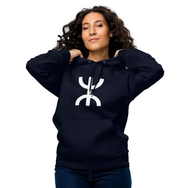 Yaz ⵣ Eco Hoodie - Black – Image 6