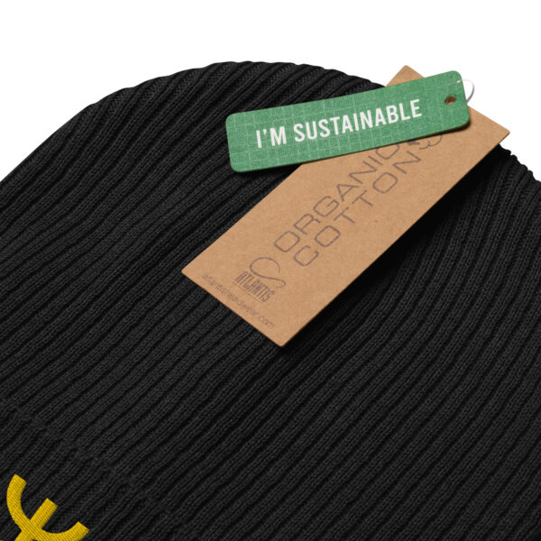 Yaz ⵣ Organic Beanie - Black - Image 4