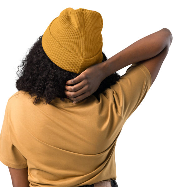 Yaz ⵣ Organic Beanie - Mustard - Image 7