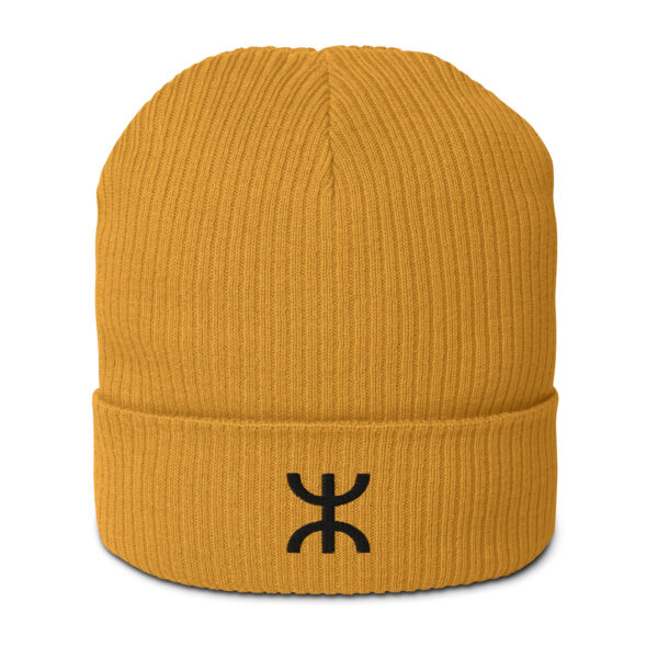 Yaz ⵣ Organic Beanie - Mustard - Image 2