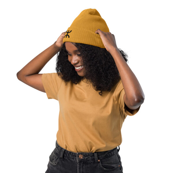 Yaz ⵣ Organic Beanie - Mustard - Image 6