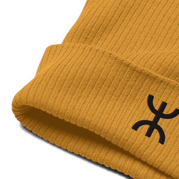 Yaz ⵣ Organic Beanie - Mustard - Image 5