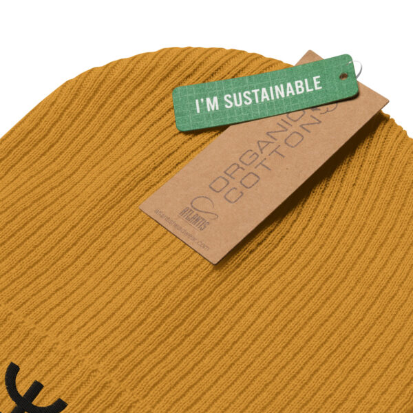 Yaz ⵣ Organic Beanie - Mustard - Image 4