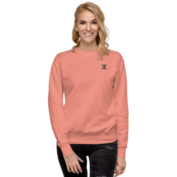 Yaz ⵣ Premium Sweatshirt – Dusty Rose - Image 2