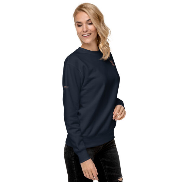 Yaz ⵣ Premium Sweatshirt – Navy - Image 9